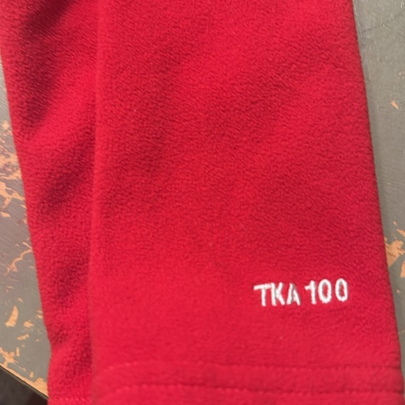 The North Face men’s red, full-zip fleece jacket size S/P - Picture 9 of 12